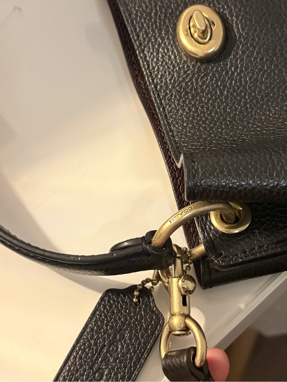 Coach Black Cross
Body Leather Charlie Bucket Bag
Purse - Picture 6 of 6